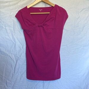 Garnet Hill XS twist neck shirt